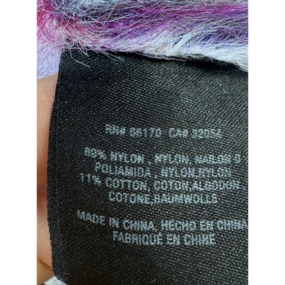 Meadow Rue by Anthropologie Gray Pink‎ Fuzzy Floral Long Sleeve Sweater Size XS - Picture 3 of 5